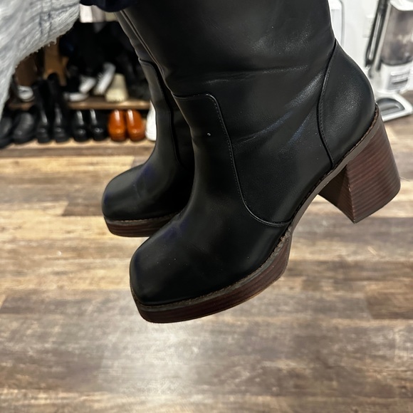 Steve Madden Block Heel Booties - Picture 4 of 5